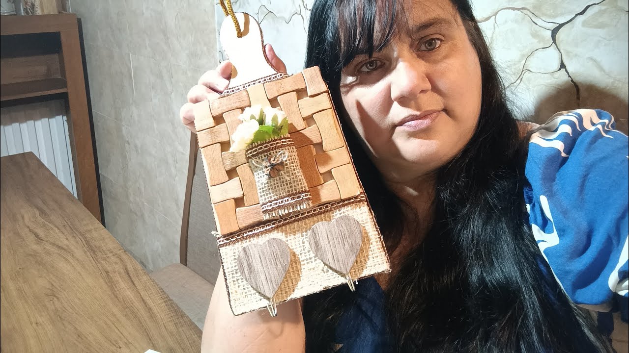 PORTA PANO DE PRATO RÚSTICO.(DIY)