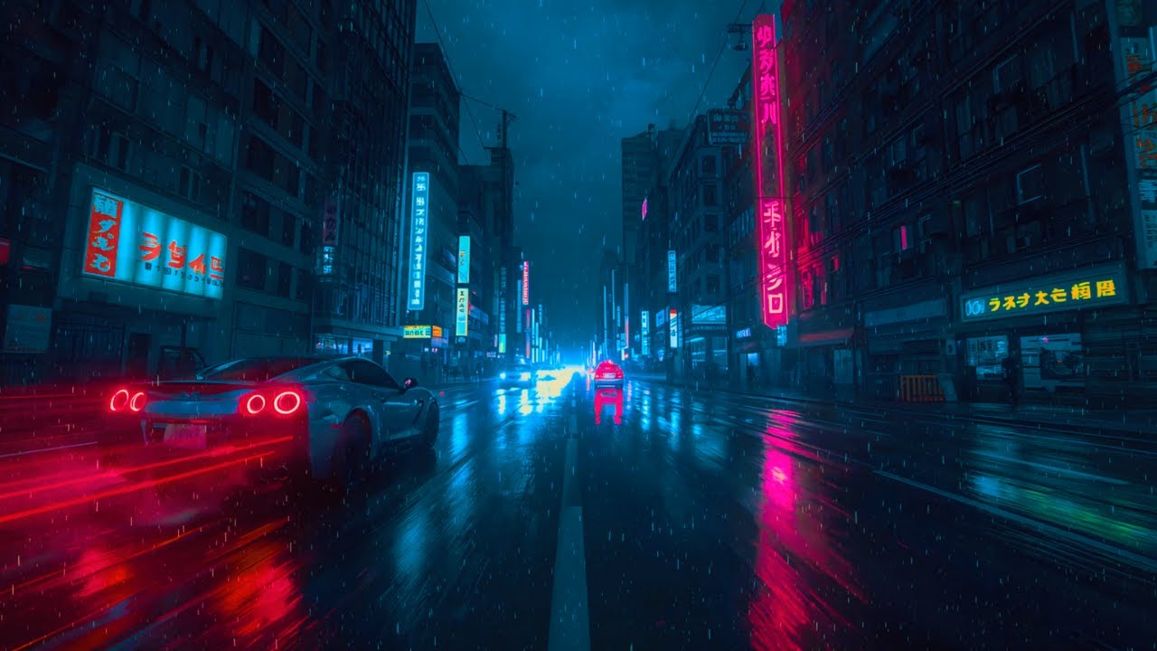 Tokyo Night Rain 🌧️ Neon Lights & Cozy Lofi for Study & Sleep