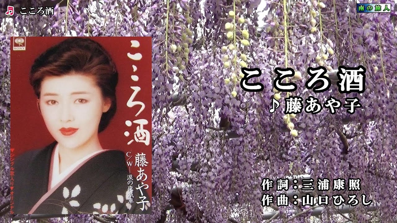 藤あや子【こころ酒】カラオケ　※音声のみ利用の再upはお控えください