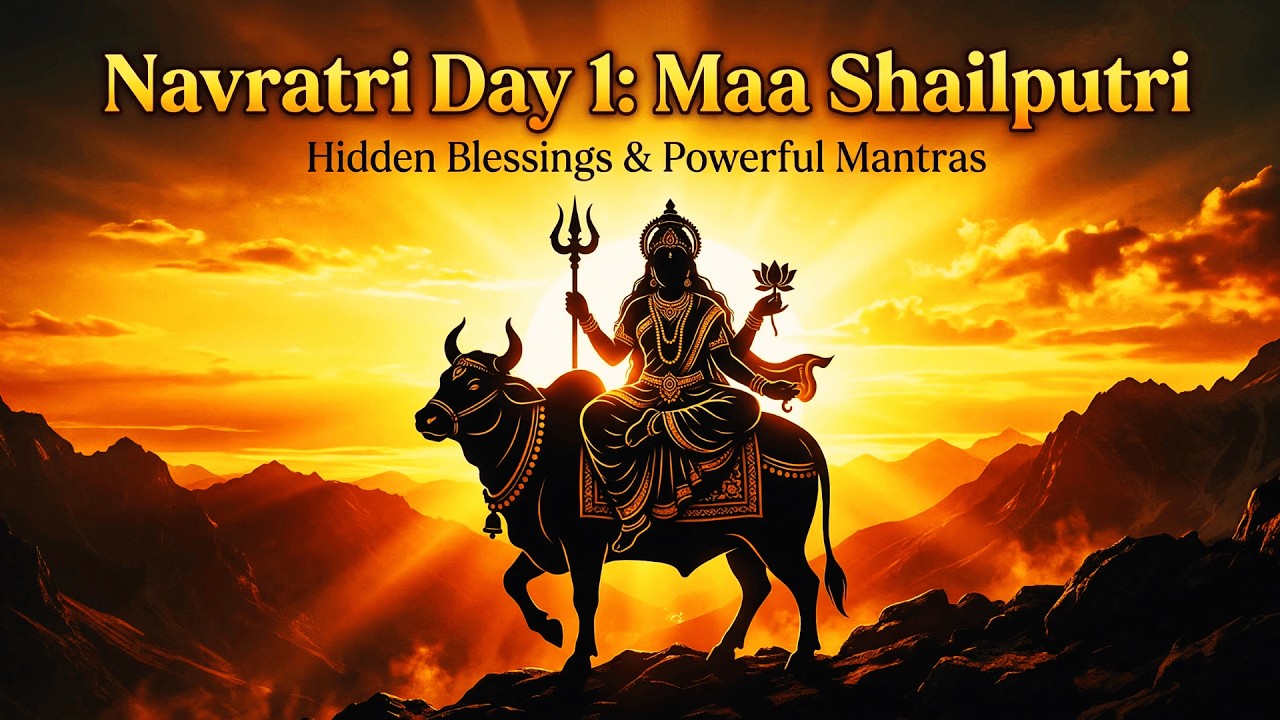 Shubh Navratri: Maa Shailputri Upasana - Beej Mantra, Stotram & Bhajans | Jai Mata Di 🙏