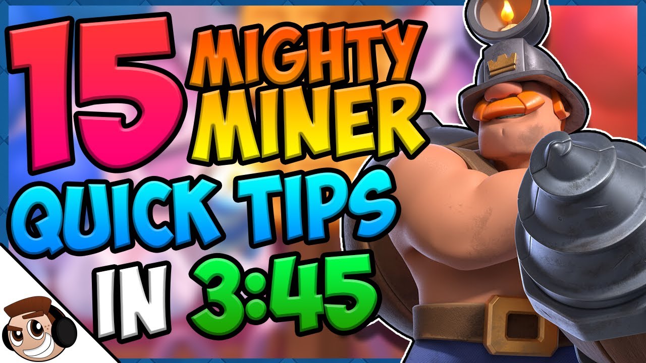 15 БЫСТРЫХ советов о: Mighty Miner💣 | Clash Royale