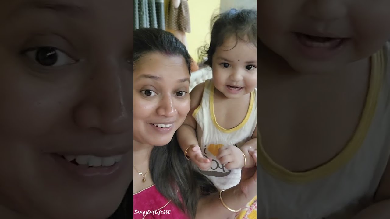 খুব ছোট্ট থেকেই মেয়েরা মা হয়ে ওঠে☺️দিনের শেষে এইটুকুই তো চাই