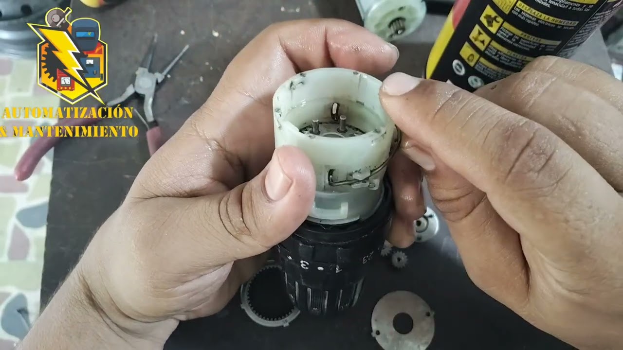 COMO REPARAR UN TALADRO INALAMBRICO,  PIÑONES Y VELOCIDADES. 