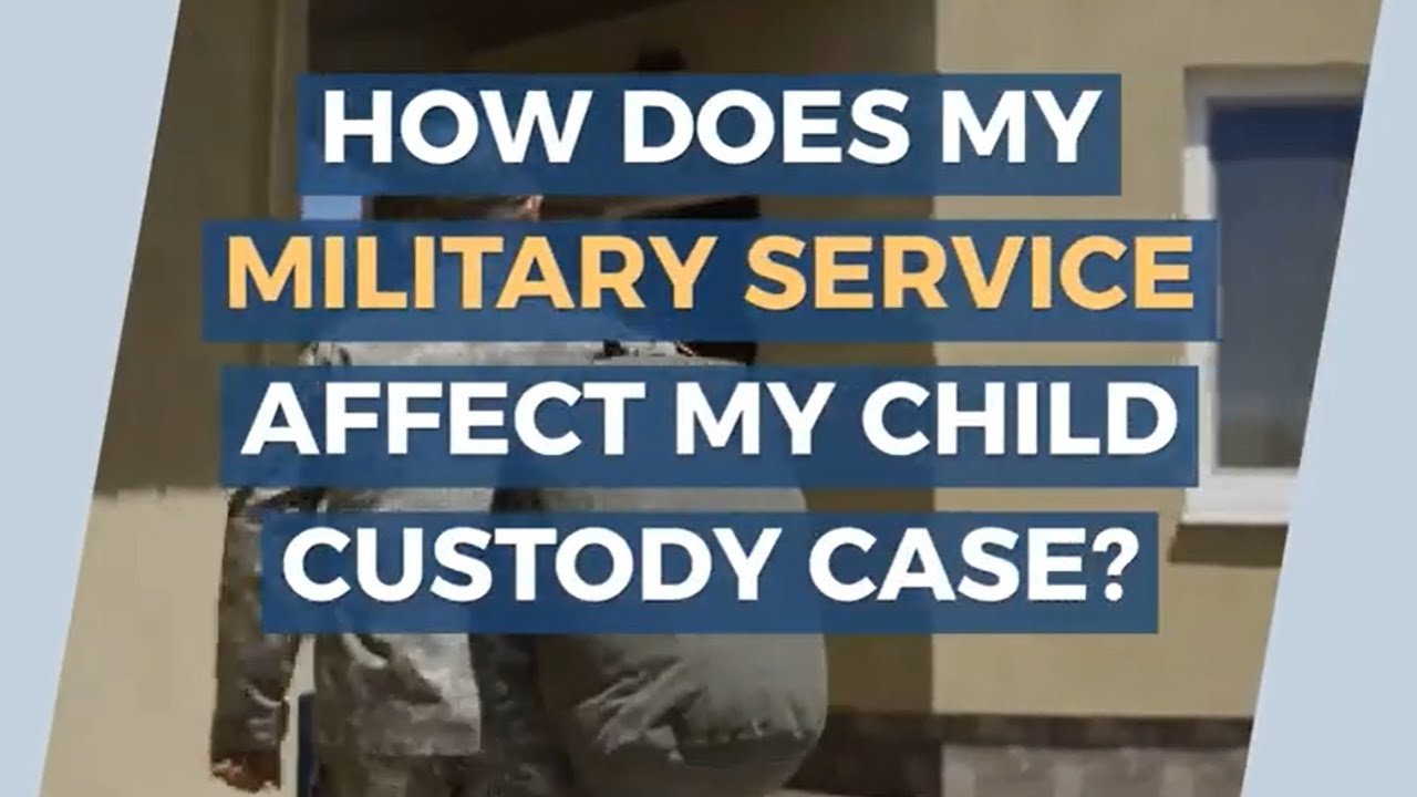 Myers Law Firm: How Does My Military Experience Affect My Child Custody Case?