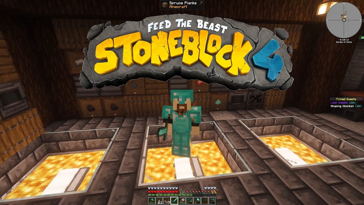 Stoneblock 4 Ep. 7 | Creative flight and Create Vault | Minecraft