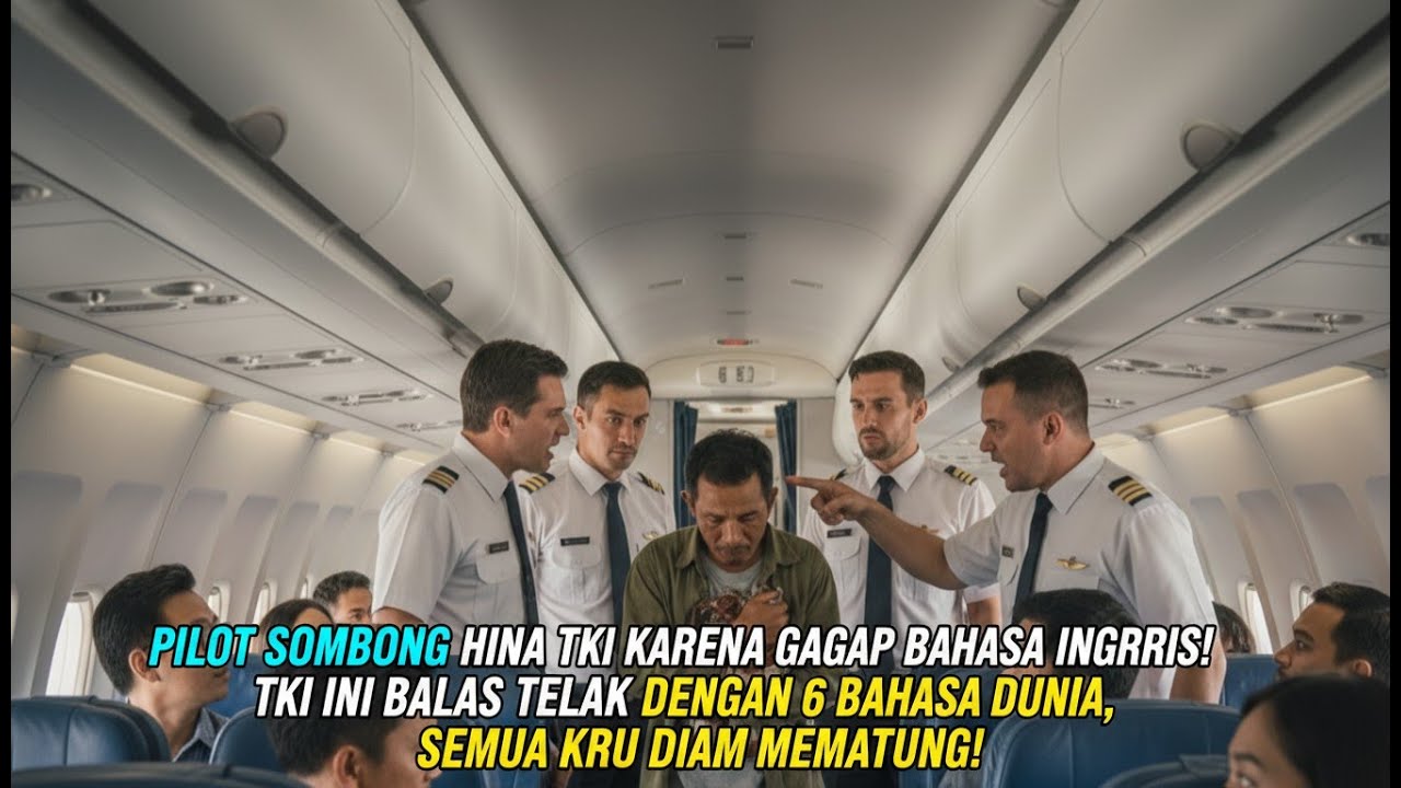 KARMA TKI DIREMEHKAN‼️ PILOT SOMBONG HINA TKI KARENA GAGAP BAHASA INGGRIS! TKI INI BALAS