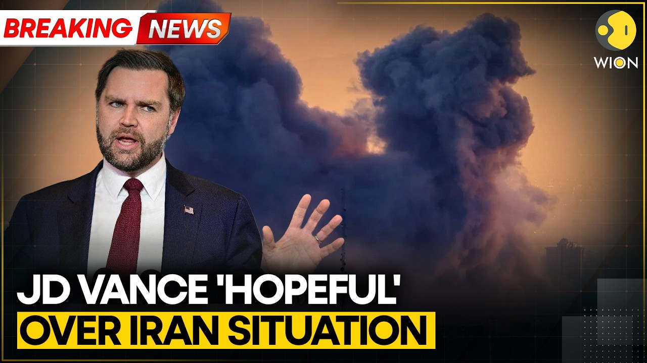 US-Iran War Intensifies: Vice President Vance 'Hopeful' On Talks | WION BREAKING
