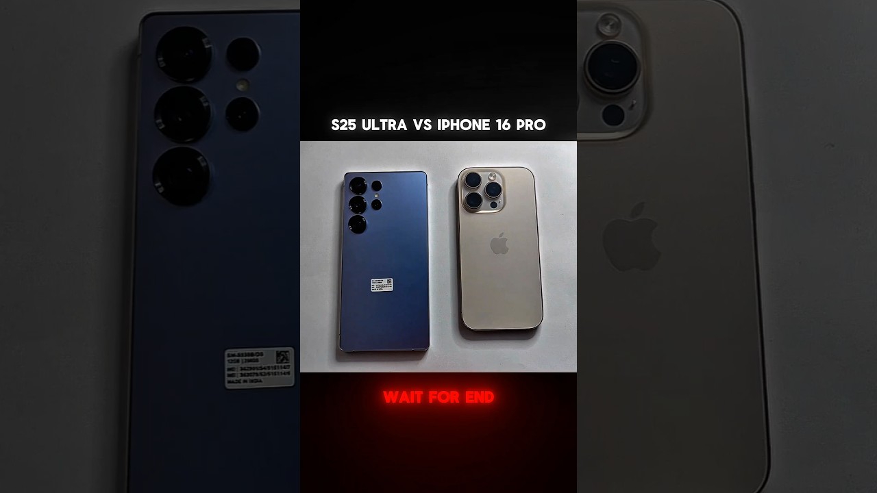 S25 Ultra Vs iPhone 16 Pro CODM Speed Test...