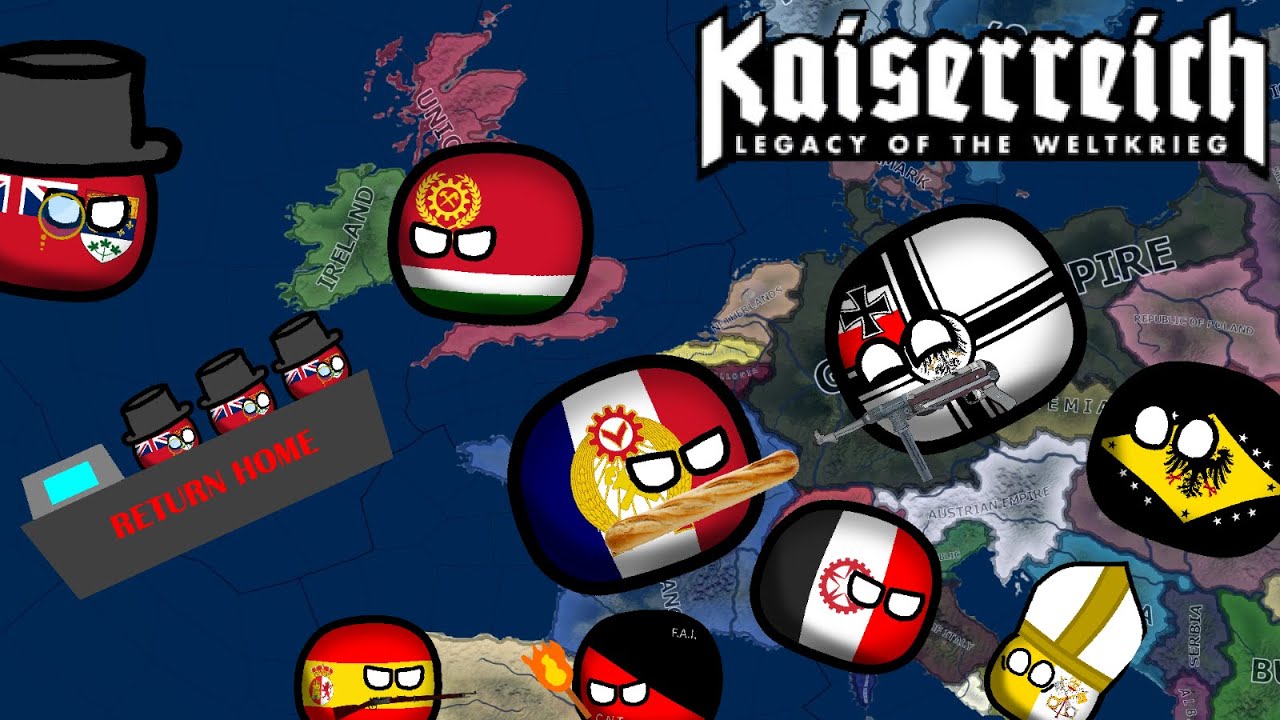 Hoi4 Kaiserreich Timelapse - Rise of Syndicalism