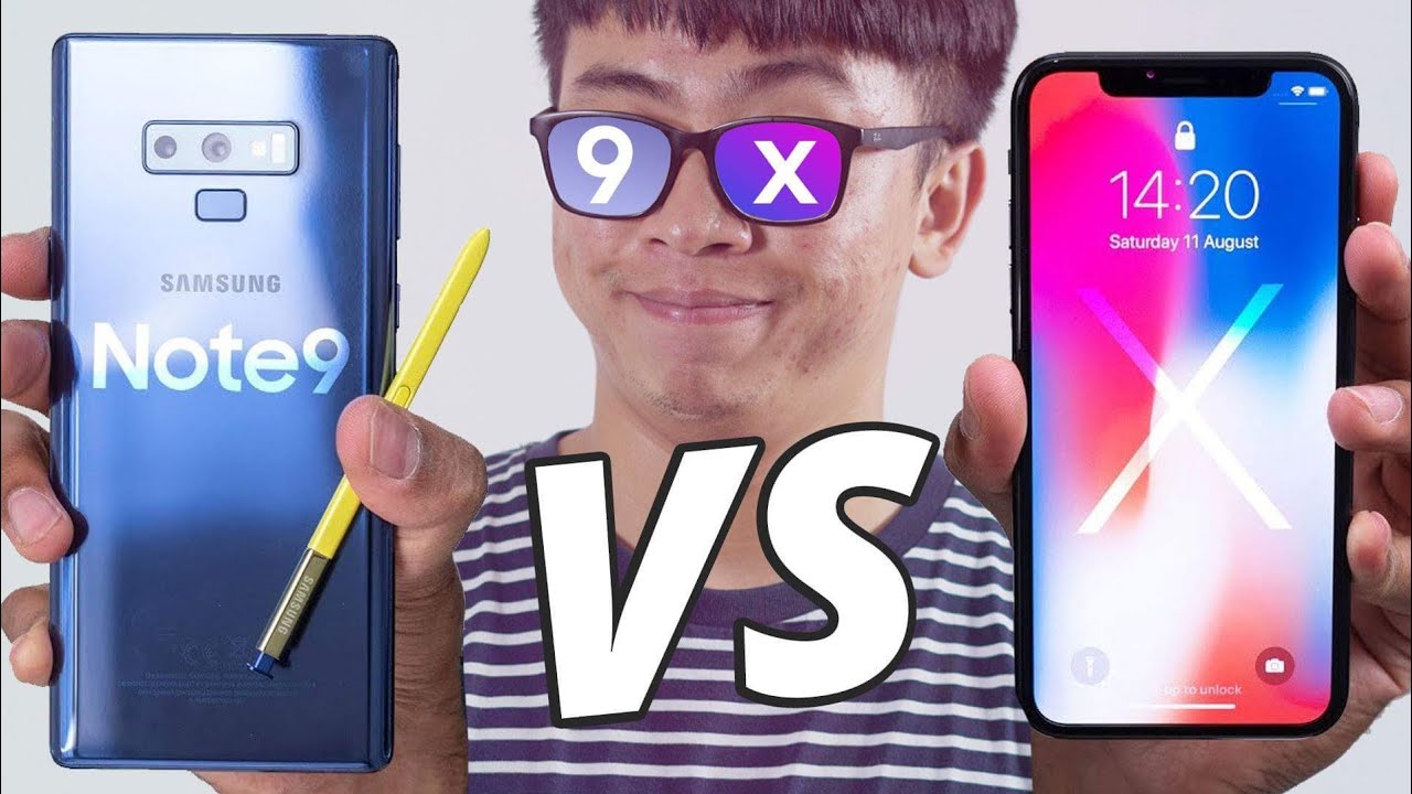 So sánh Galaxy Note 9 vs iPhone X : Đối đầu toàn diện !