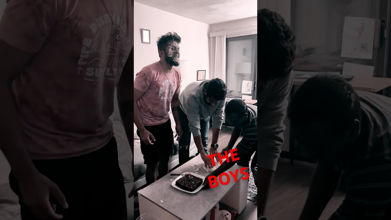 How BoYs celebrate birthday! #happybirthday #boys #celebration #thuglife #viral #cake #face #smash