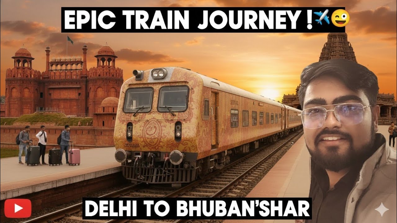 Delhi to Bhubneshwar Journey In Tejas Rajdhani Train Part-1|By @RahulTanwarvlog#viral #travel #puri