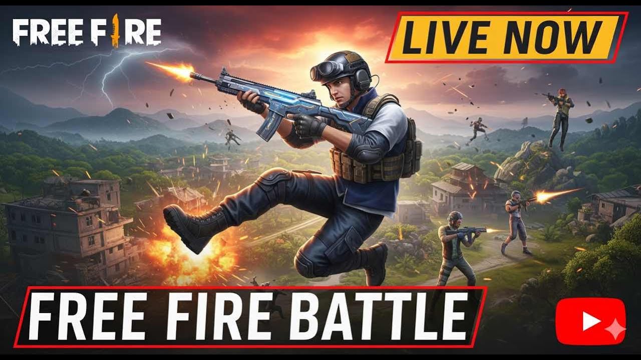 Free Fire live with Random 1vs 1