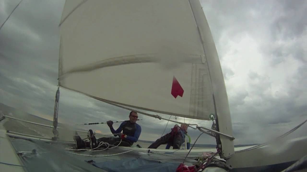 Sailing with 15 Knots Dart 18 GoPro
