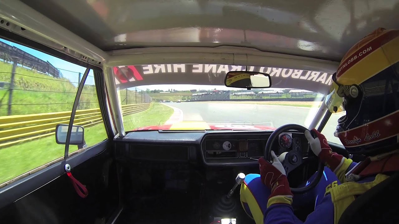 Onboard video with Darryn Lobb in a Fiat Abarth 131 around Kyalami GP Circuit