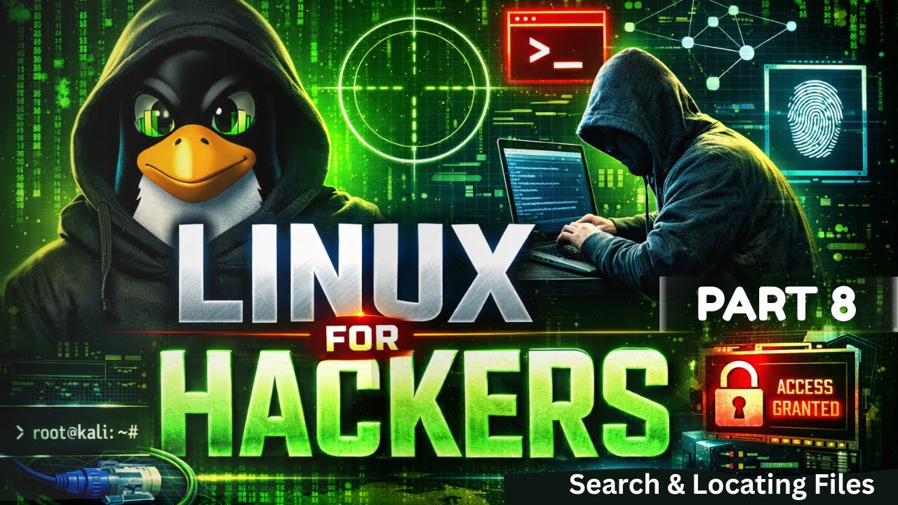 Linux For Hackers #8 - Search & Locating Files