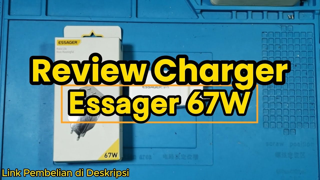 Charger Essager 67W GaN, Cocok buat Infinix