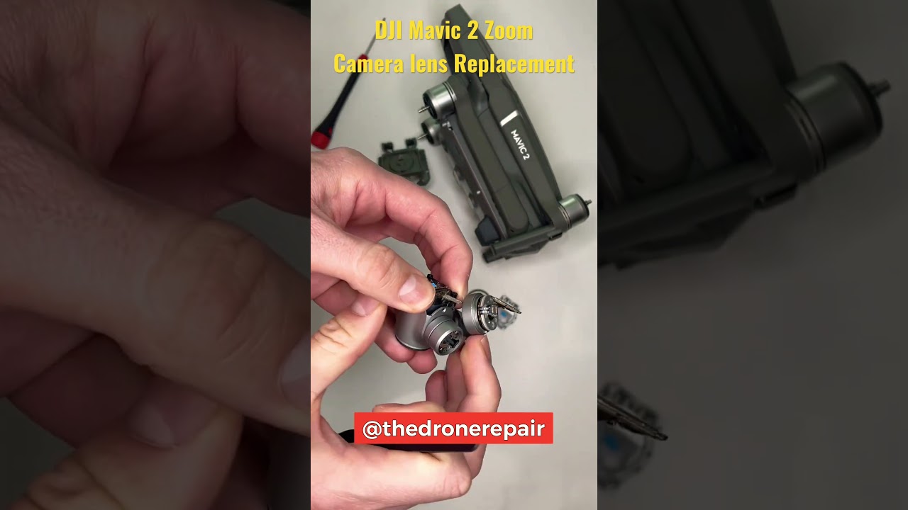 DJI Mavic 2 Zoom Camera Lens Replacement  | The Drone Repair #shots #shortvideo #shortsfeed
