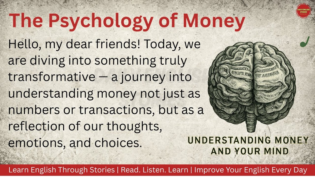 The Psychology of Money – Learn How to Think, Save & Grow Wealth | Daily English Stories