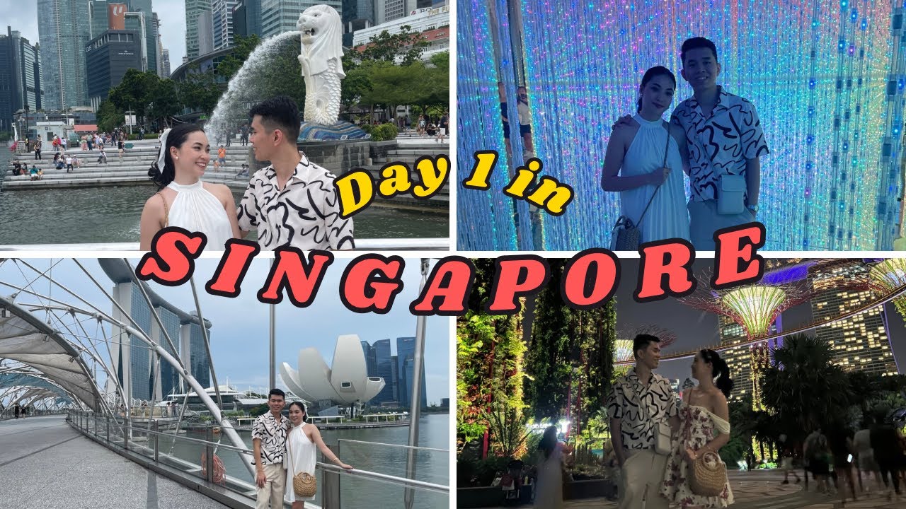 Vlog 24: Art Science Museum + Helix Bridge + Merlion Park + Gardens by the Bay