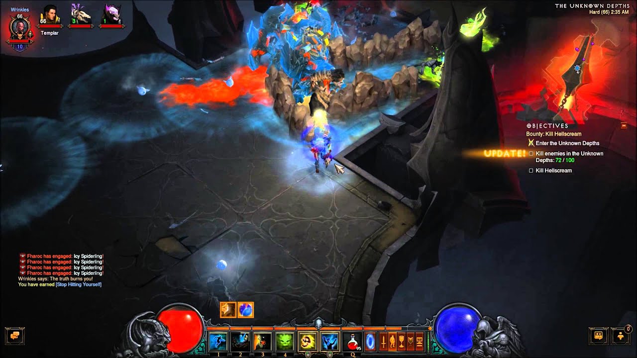 D3 hc double elite pull