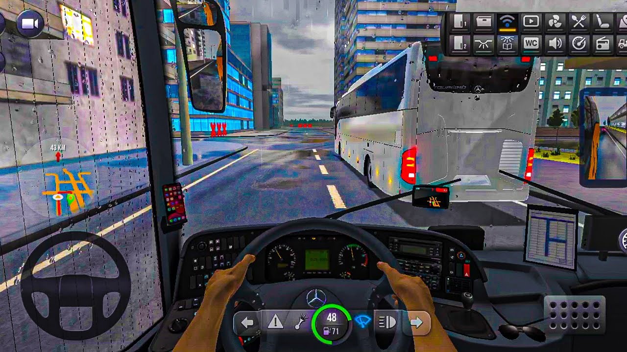 Bus Simulator Ultimate Gameplay | Real Bus Simulation Android #ahtplayz