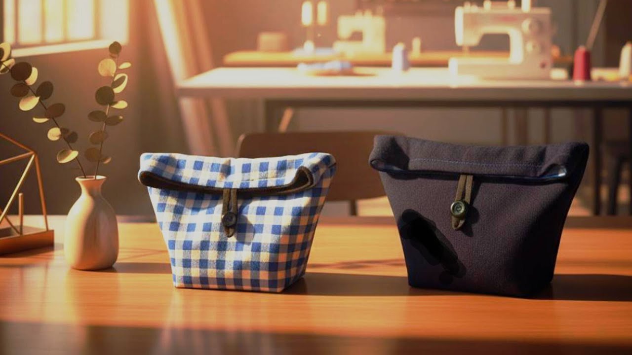 ۸ ژانویه Dual‑Sided Makeup Bag; Two Styles in One