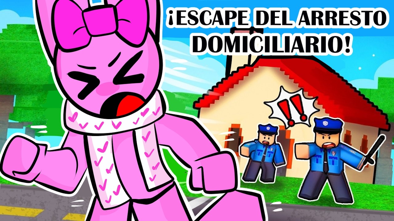 ¡Escapando de MI ARRESTO EN CASA en ROBLOX! 👮‍♂️🏠