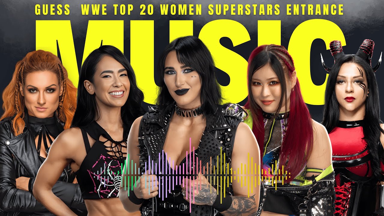 Угадай 20 лучших женщин-суперзвёзд WWE по её вступительной музыке! 🎵✅