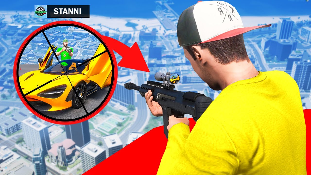 Standart Skill KLAUT 999.999.999$ AUTO in GTA 5! (Sniper VS Spion)