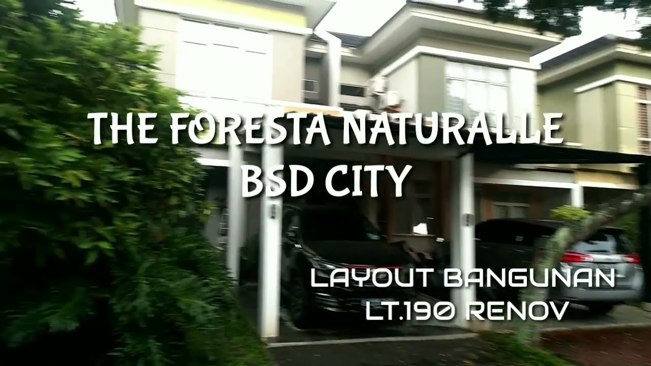 Rumah The Foresta Naturale BSD,  Hunian Asri dan Nyaman (LT. 190 renov)