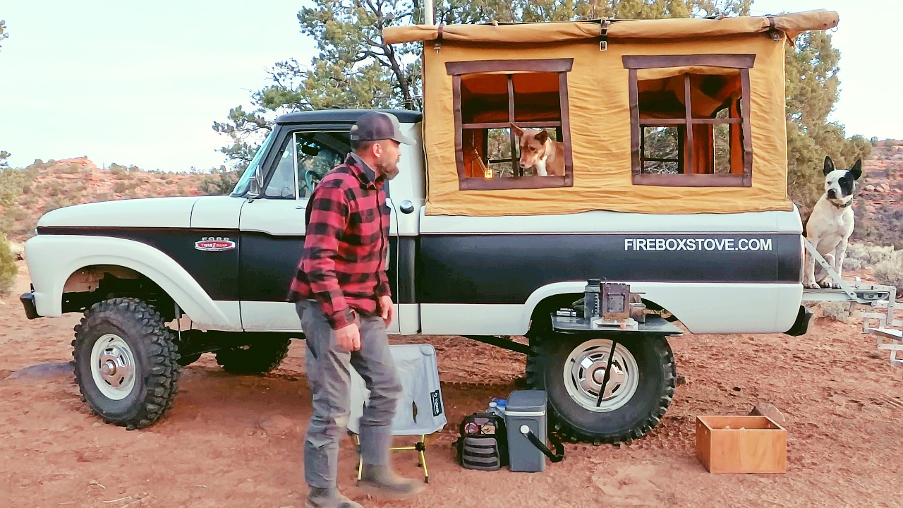 Northern Lights Hot Tent Truck Camper Testing New 5