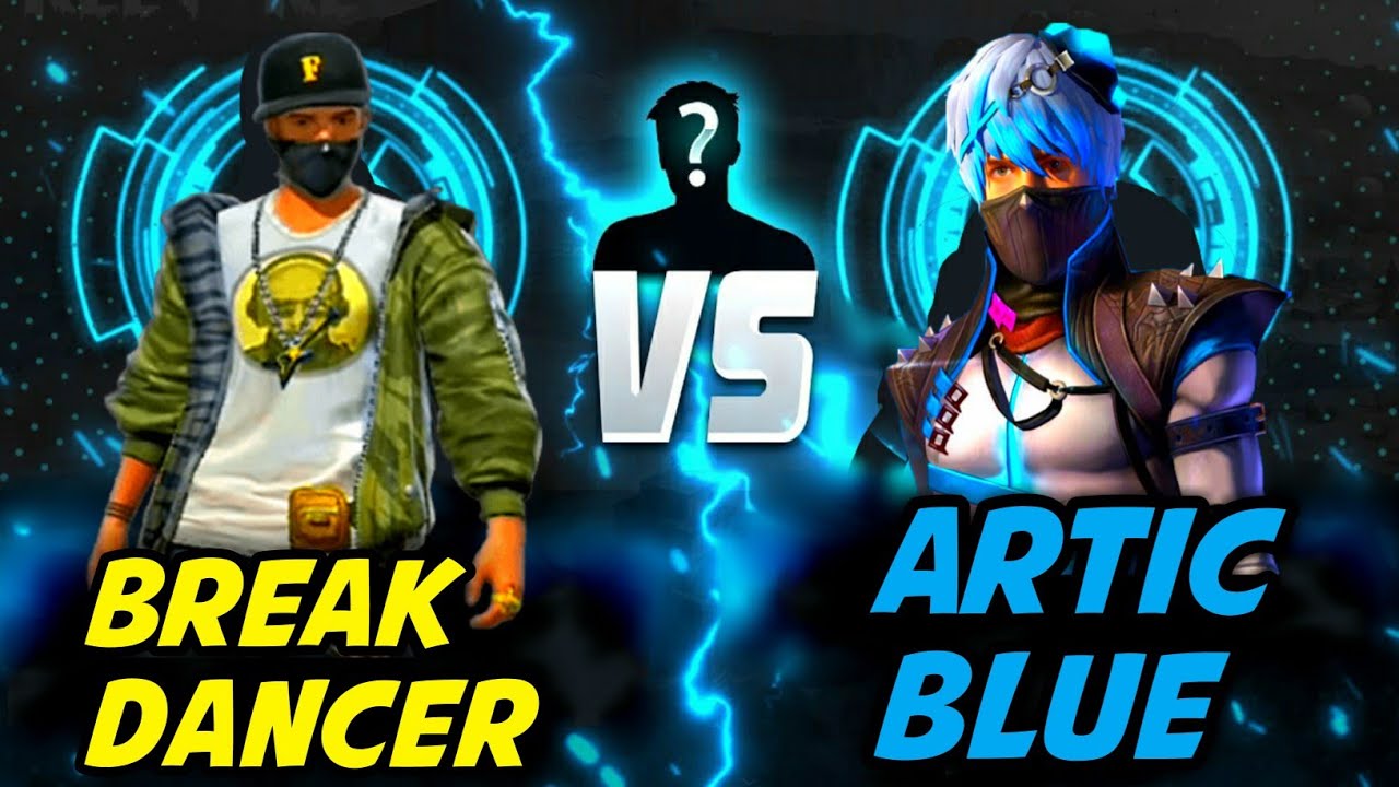 Break Dancer Bundle Vs Artic Blue Bundle || 1v1|| Free Fire