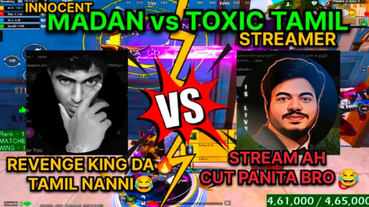 MADAN🔥vs TAMIL YOUTUBER🤡 || REVENGE KING DA 🤫 || #madan #madanop #bgmi #bgmitamillive