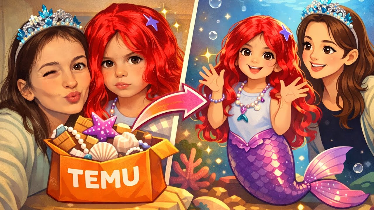 Превращение в русалку. Распаковка