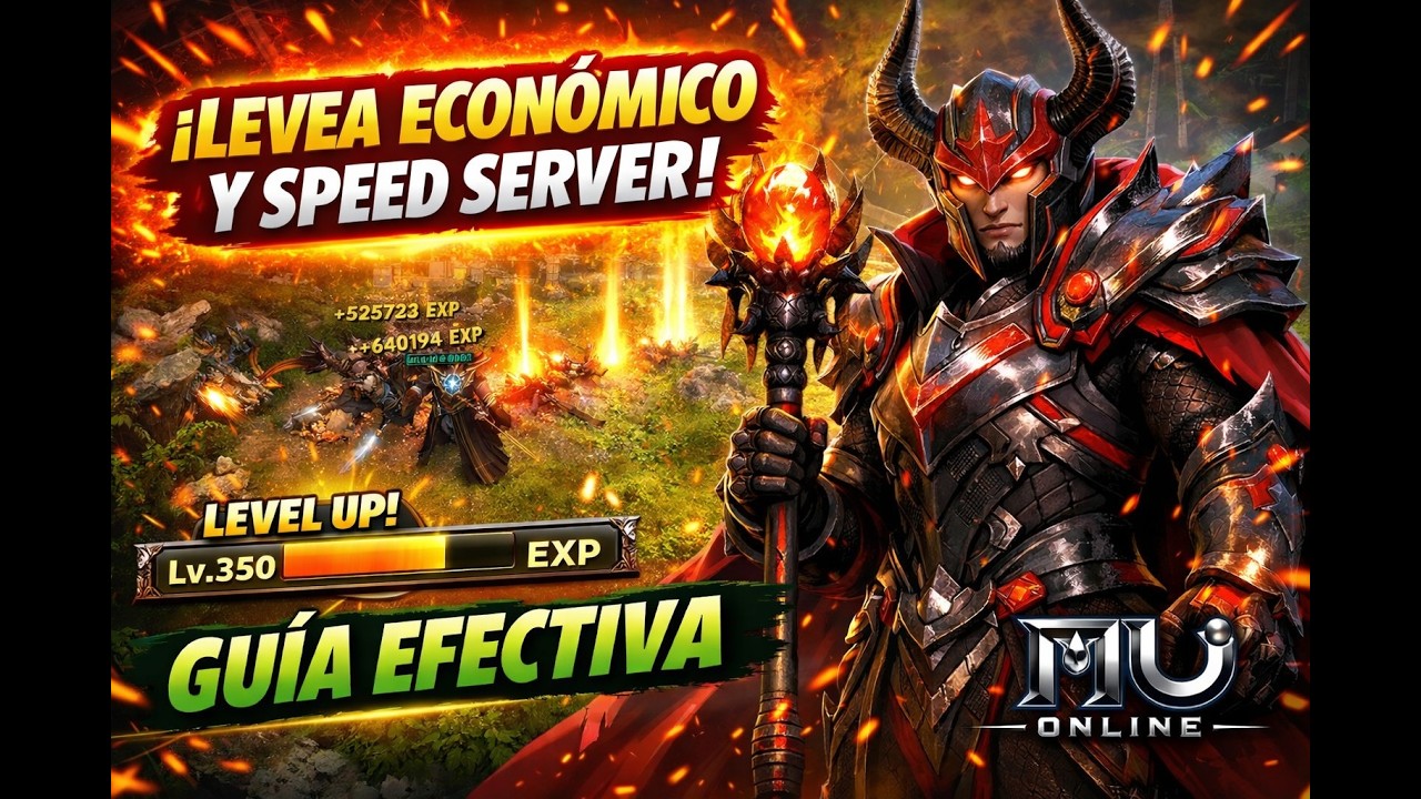 ¡DARK LORD ! 🔥 Método Económico y 100% Eficaz en Speed Server Mu webzen