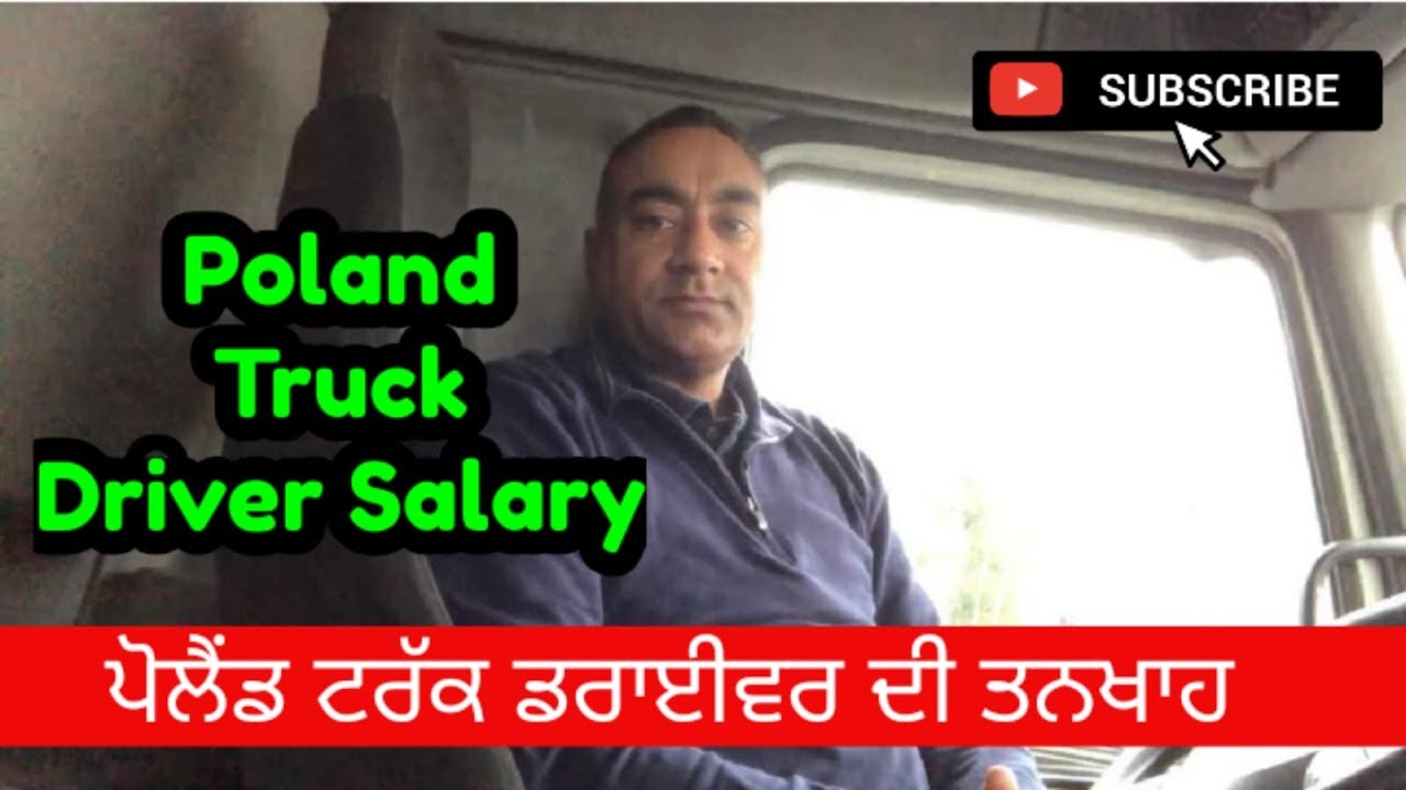 Poland Truck Driver Salary 2022