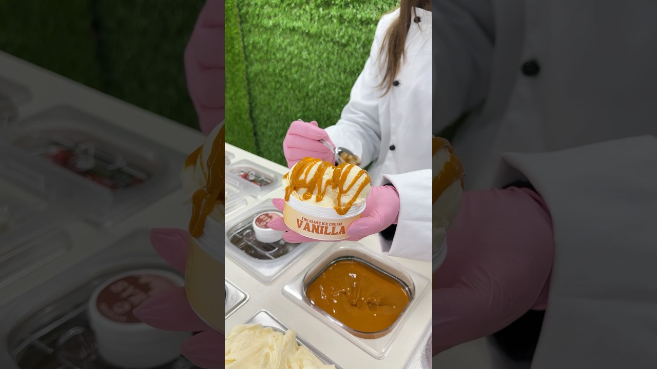 The ICE CREAM but made with SLIME!Available on www.gtcreationslime.shop! Visit the website for more!