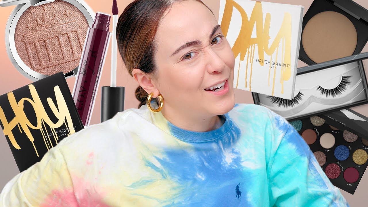 Halbes 😛 Gesicht nur mit Hatice Schmidt Makeup Produkten