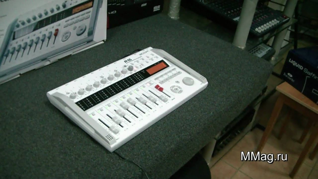 MMag.ru: Zoom R16 audio interface video review