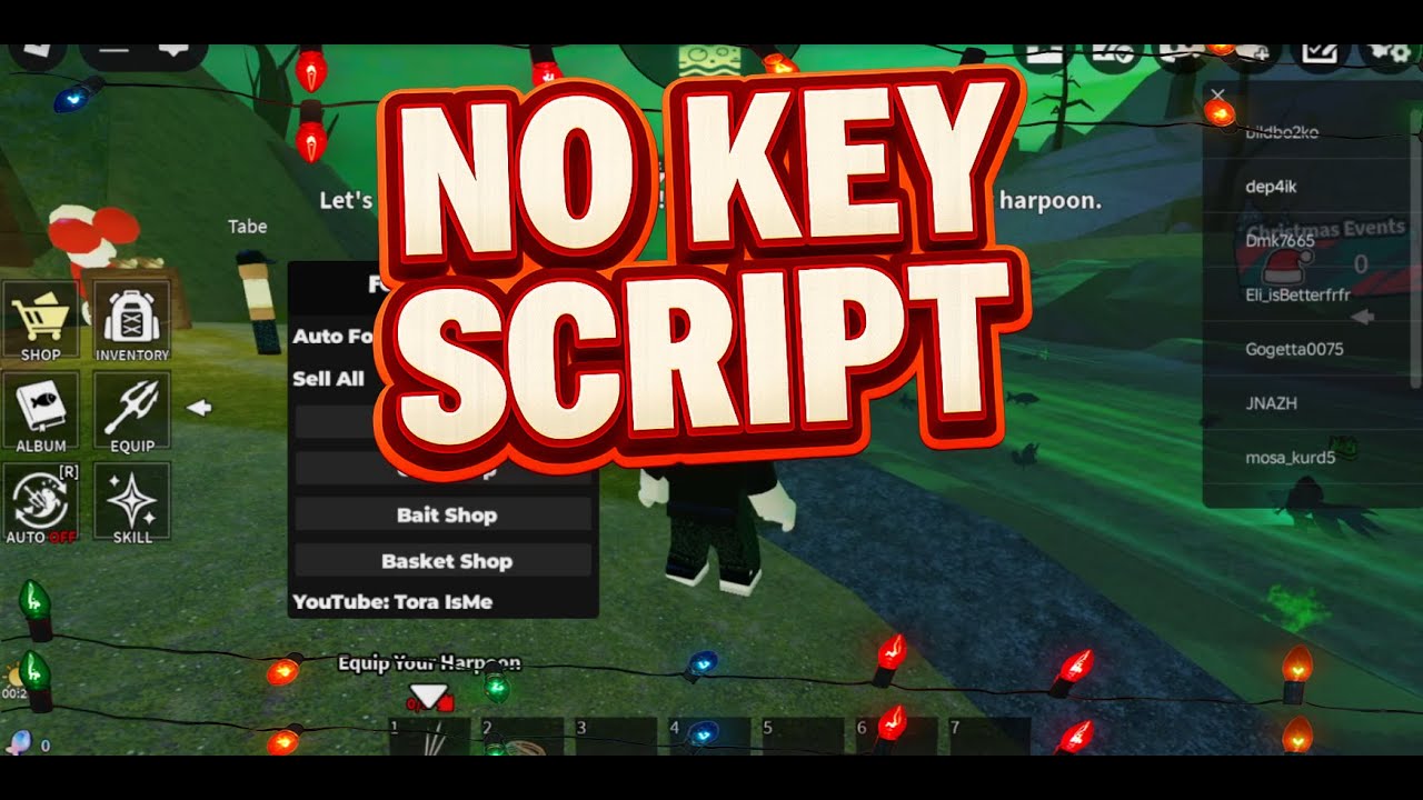 Spear Fishing script – (Auto Fork, Sell All)
