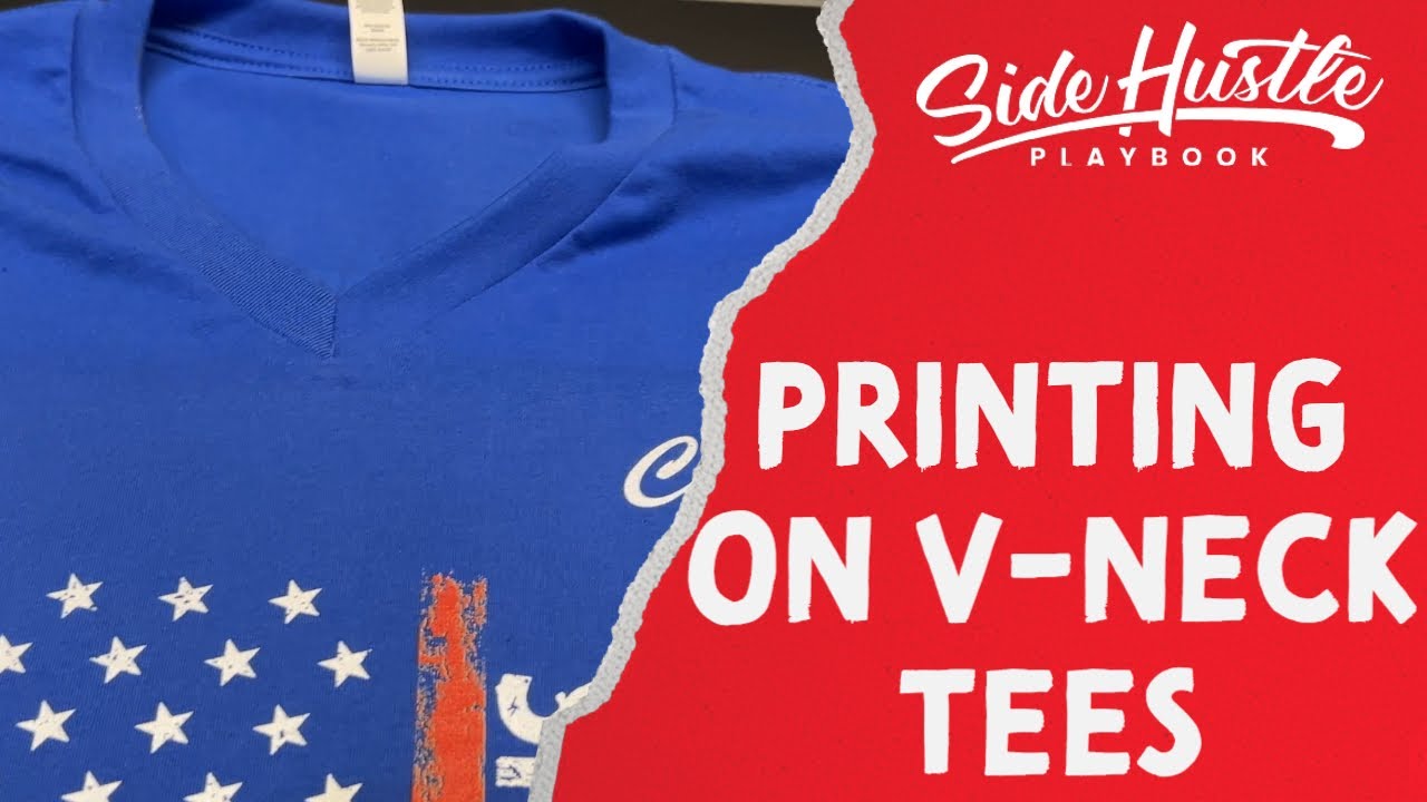 How to Print on V-Neck T-Shirts | DTG Printing Tips & Tricks