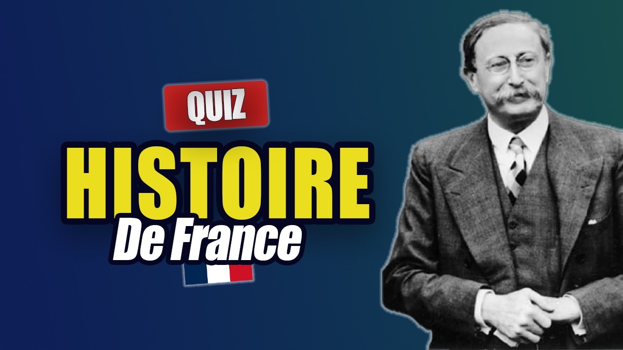 Quiz sur l'Histoire de FRANCE 🇫🇷 ! - 20 questions pour tester tes connaissances