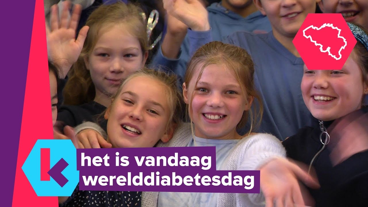 Febe riep op om blauwe kleren aan te trekken op Werelddiabetesdag