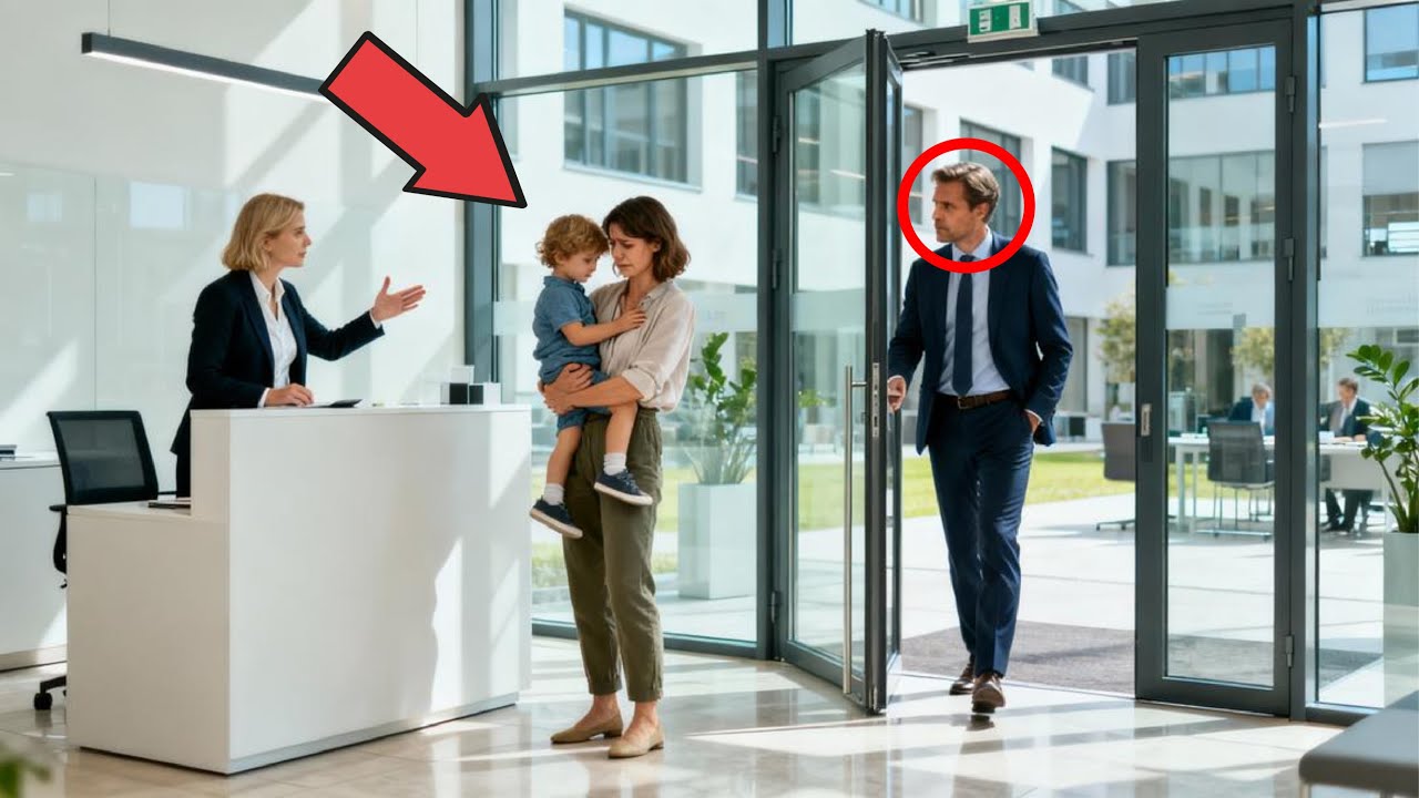 Mutter abgelehnt, Kind dabei – plötzlich betritt der Millionärs-CEO den Raum