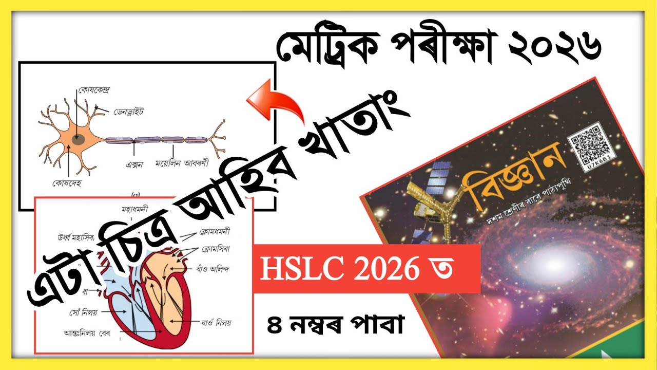 HSLC 2026 SCIENCE DIAGRAM IMPORTANT ASSAM SEBA BOARD বিজ্ঞান
