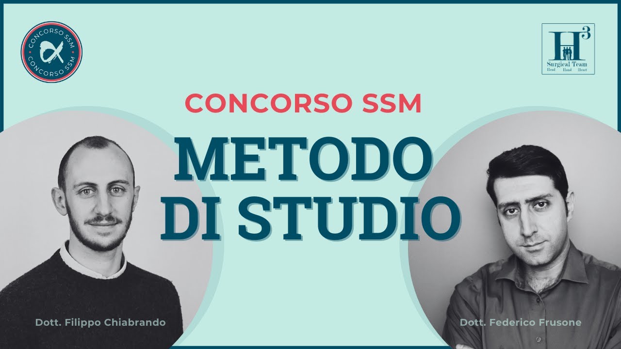 #TESTSSM: IL METODO DI STUDIO