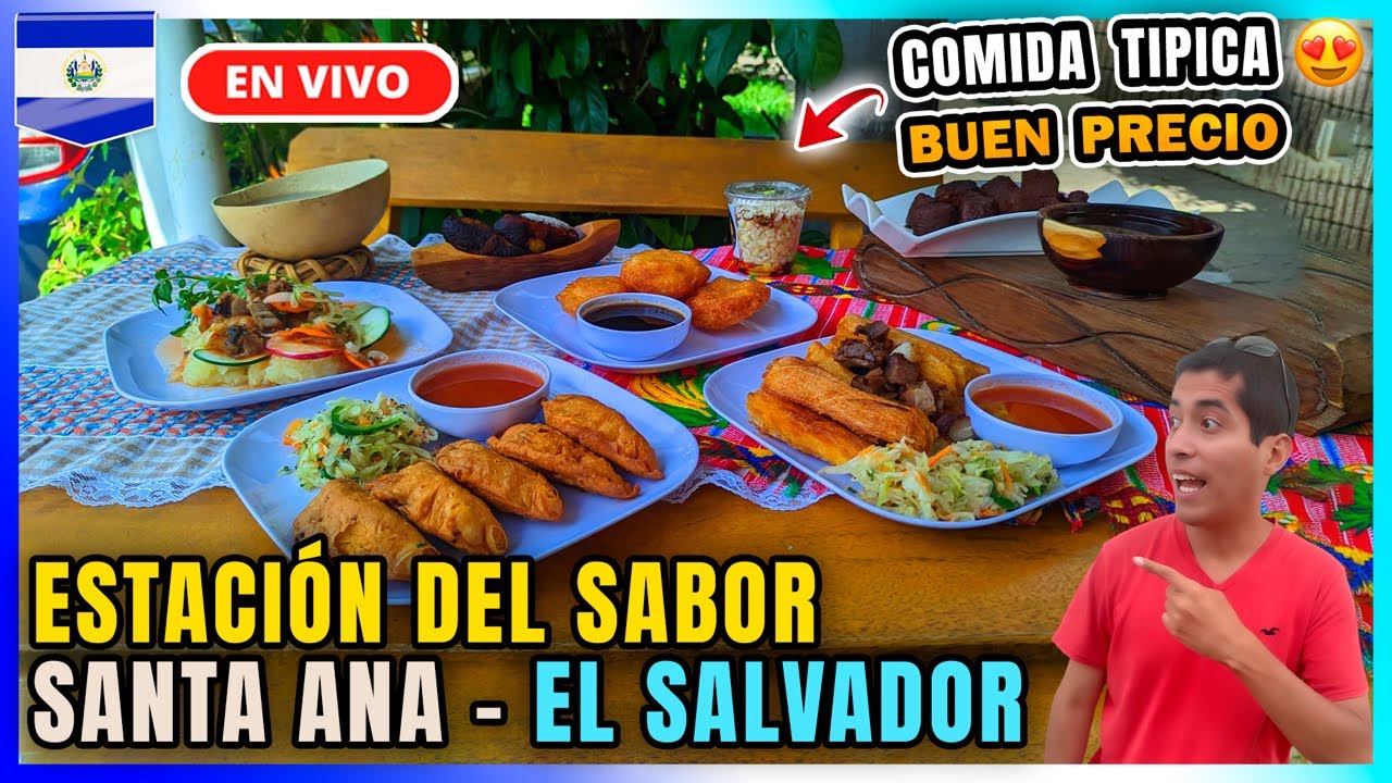 🍲Comida TÍPICA Santa Ana El Salvador