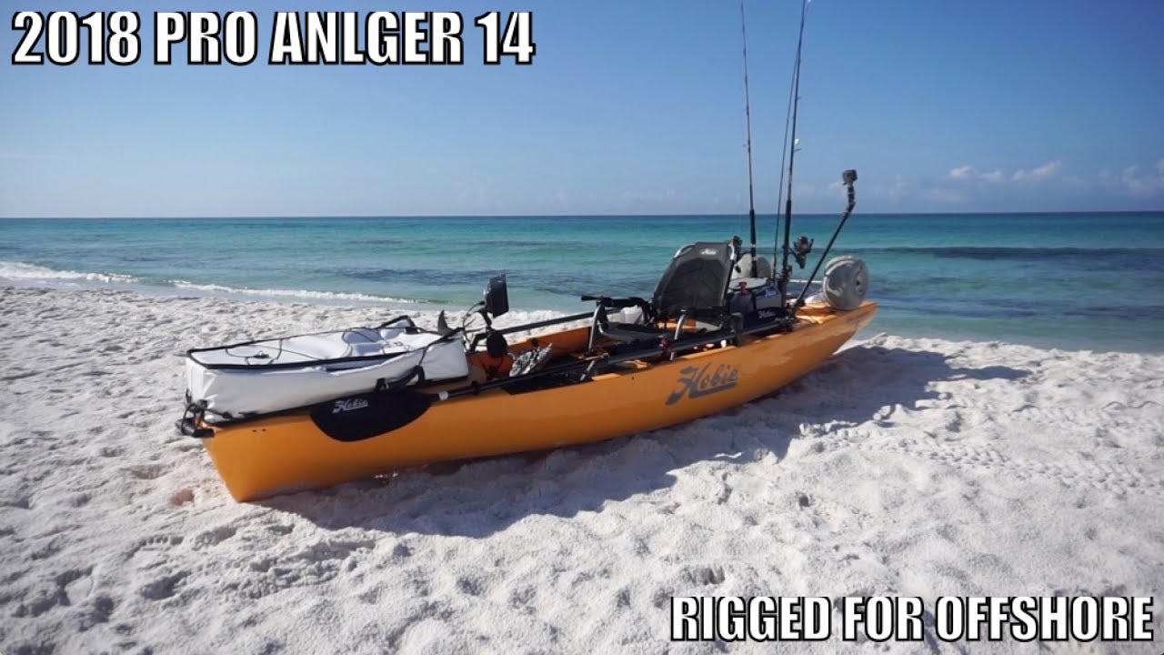 Hobie Pro Anlger 14 Rigged for Offshore Kayak Fishing PCB