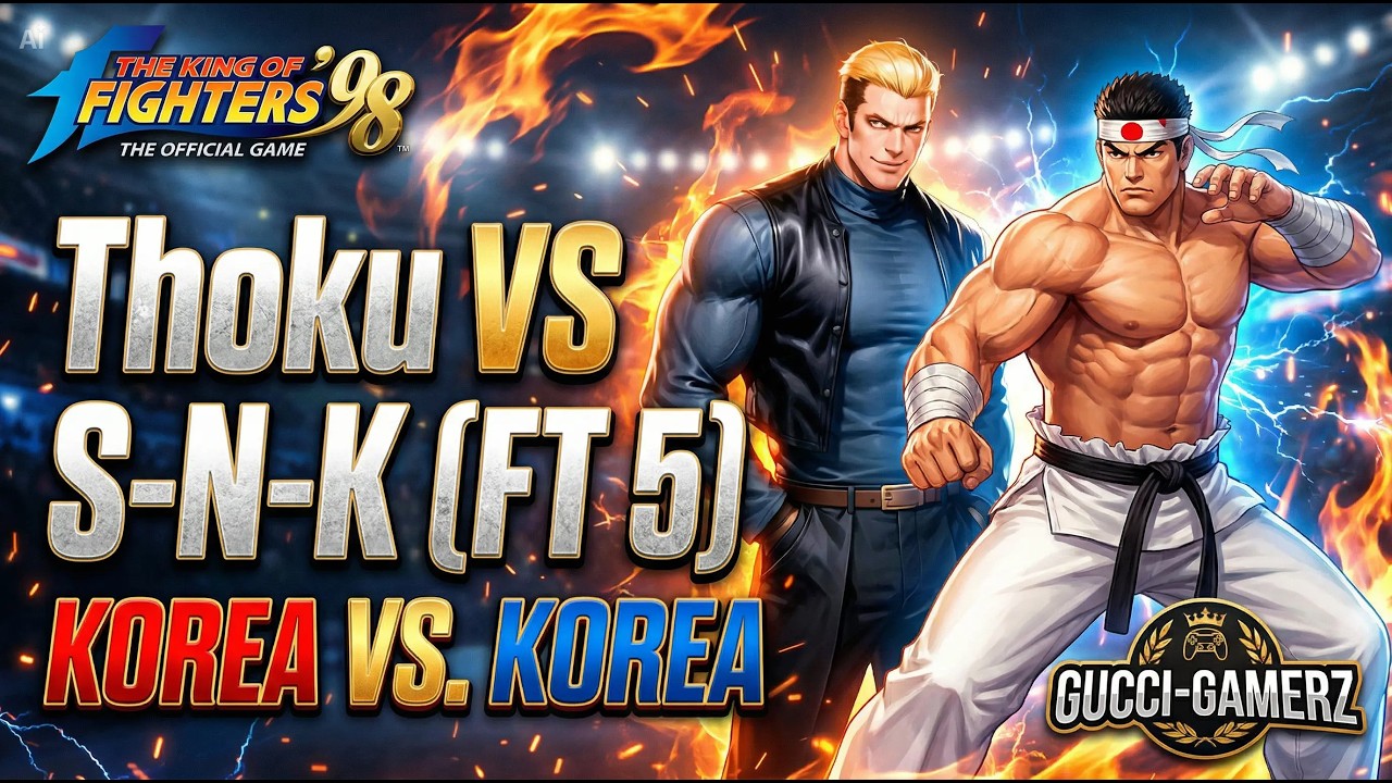 The King of Fighters '98 - S-N-K - VS - Thoku ( FT 5 ) #youtubegaming   FightingGames rcadePakistan